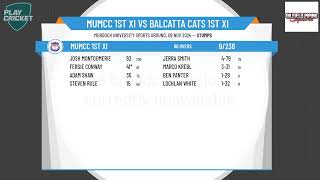 MUMCC 1st XI v Balcatta Cats 1st XI [upl. by Bashee]