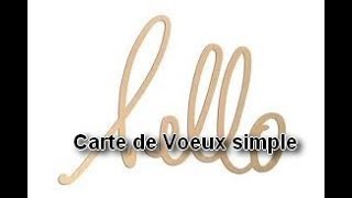 CREA carte de voeux simple [upl. by Gadmann]