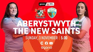 LIVE FOOTBALL Aberystwyth v The New Saints  Genero Adran Premier  English commentary [upl. by Cyprio]