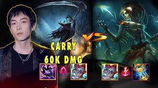 SALLY WITH KARTHUS CAUSE 60K DMG CARRY MATCH [upl. by Leyameg]