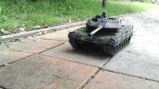 HENGLONG Leopard 2A6 116 Full speed drive [upl. by Ticknor]