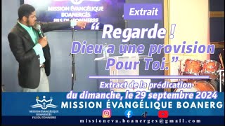 Regarde Dieu a une provision pour toi  La foi et l’obéissance sources de miracles [upl. by Yroger]