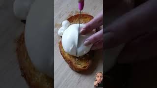 food toast tomato breakfast recipe burrata tomatoes mushrooms foryou [upl. by Redep]