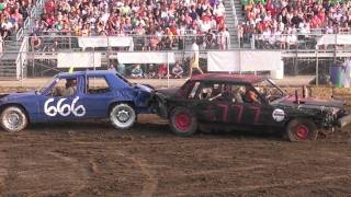 2011 McLean County Fair Demo Derby Heat 1 [upl. by Head790]