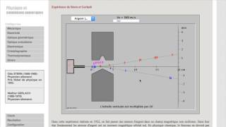 Simulation Animation  lexpérience de Stern et Gerlach précession de Larmor CCP Physique 2016 [upl. by Cira]