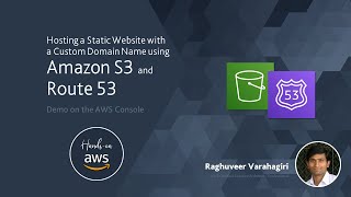 Hosting a Static Website with a Custom Domain Name using Amazon S3 and Route 53 [upl. by Morrissey]