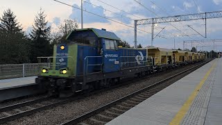 SM421297 z wagonami Faccs i Tadds mina po Rzeszów Baranówka 27082024 [upl. by Nahtanohj]