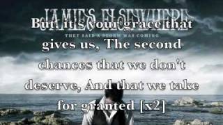 One Foot In The Grave  Jamies Elsewhere Lyrics [upl. by Yarased622]