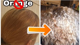 How To Tone Orange  Brassy Hair  Wella T14 [upl. by Nozicka]