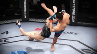 Michael Chandler vs Justin Gaethje Full Fight  UFC 4 [upl. by Ayhdiv798]