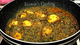 Shalgam Palak Recipe By Yasmin’s Cooking [upl. by Delanos]