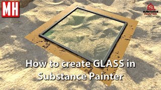 How to create GLASS in Substance Painter 262 [upl. by Ennaxor]