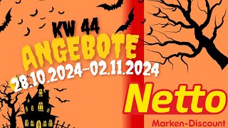 NETTO Prospekt  Angebote ab 28 OKTOBER 2024  ORIGINAL KATALOG [upl. by Doownil950]