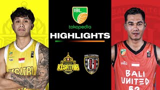 Highlight Bali United Basketball Club vs Kesatria Bengawan Solo  4 May 2024  IBL Tokopedia 2024 [upl. by Billye]