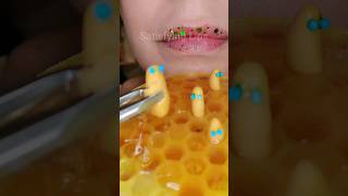 ASMR Satisfying Kohakutou Honeycomb asmr asmrcrunch satisfyingsounds [upl. by Cowley857]