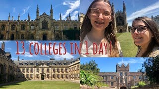 2 Girls 13 Cambridge Colleges 1 Day 🤪 [upl. by Kabob]