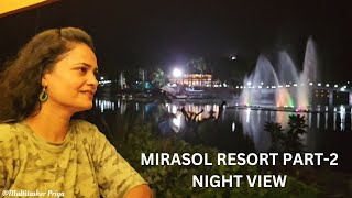 Mirasol Resort Daman Night View  Mirasole Luxury Resort  Part 2  Multitasker Priya [upl. by Nerehs]