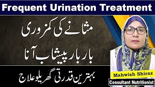 Overactive Bladder CausesSymptoms And Treatment In Urdu  Masana Ki Kamzori Ka ilaj [upl. by Kask]