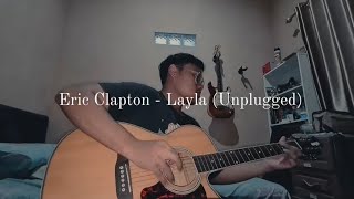 Eric Clapton  Layla Unplugged  Guitar Solo Cover [upl. by Gerda]