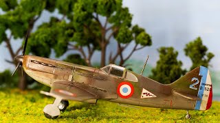 Dewoitine D520  Hasegawa Scale Model Kit 172 [upl. by Alexei854]