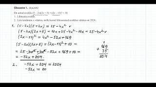 Põhikooli matemaatikaeksam 2024  esimene ülesanne [upl. by Nossah]