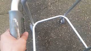 Sold aluminium walking frame £££ [upl. by Iblok]