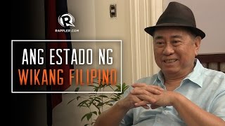 Ang estado ng wikang Filipino The state of the Filipino language [upl. by Noach]