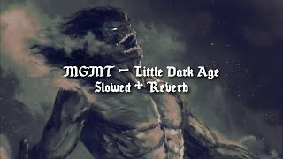 MGMT  Little Dark Age Slowed  Reverb [upl. by Ez]