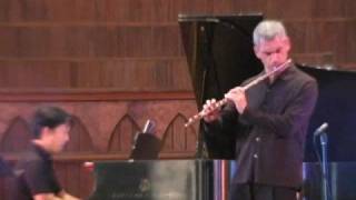 Gary Schocker and Hugh Sung play Hindemith Flute Sonata [upl. by Lilahk]