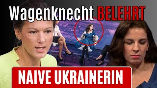 💥GENIAL Wagenknecht weist Ukrainische Publizistin zurecht  Maischberger muss DAZWISCHEN gehen💥 [upl. by Mccowyn]