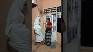 PRANK POCONG MADAMIN LISTRIK shorts prank fyp art trending [upl. by Yelkrab]