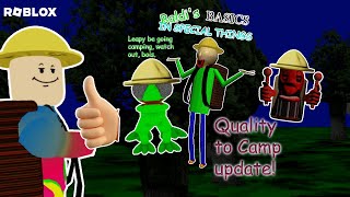 Were keepin the fiiiire goin in this brand new update  Baldis Basics in Special Things Gameplay [upl. by Yrebmik]