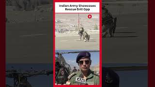 Indian Army Showcases Rescue Operations with Cheetal and Dhruv Helicopters in Ladakh [upl. by Anahahs]