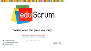 eduScrum  Willy Wijnands and Students  Keynote at Scrum Day Germany Stuttgart 2016 [upl. by Pepita]