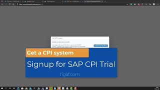 Create a SAP CPI Trail SAP Integration Suite BTP [upl. by Aynik]