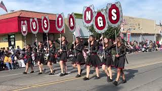 Pioneer Middle School Marching Band  Porterville Veterans Day Parade 2022 [upl. by Avictor817]