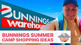 Bunnings Camp Shopping Ideas  Affordable Camping Ideas  Summer Camping  Free Camping Australia [upl. by Donica]