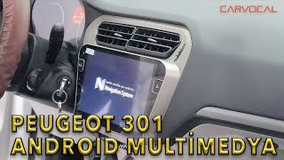 Peugeot 301 Android Multimedya Sistemi [upl. by Bondon]