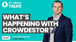 CROWDESTOR Answers to CRITICAL Questions 😱 P2P Talk with the CEO Janis Timma [upl. by Hatty]