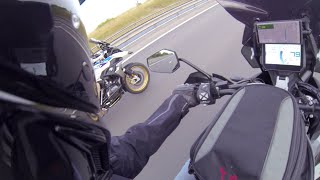 DO NOT WATCH if you own a Bmw R1250GS  KTM 1290 Super Adventure S Roll on Drag Race [upl. by Oehsen]