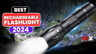 Top 5 Best Rechargeable Flashlights in 2024  Best Rechargeable Flashlight on Amazon [upl. by Aneelehs]