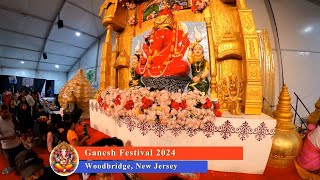 Ganesh Festival Bridgewater Largest Ganpati Festival New Jersey 2024 [upl. by Yhcir]