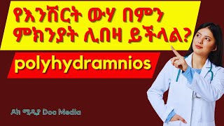 á‹¨áŠ¥áŠ•áˆ½áˆ­á‰µ á‹áˆƒ áŠ¨áˆ˜áŒ áŠ• á‰ áˆ‹á‹­ áˆ˜á‰¥á‹›á‰µ á‹¨áˆšá‹«áŒ‹áŒ¥áˆ›á‰½áˆ á‰ áŠ¥áŠá‹šáˆ… áˆáŠ­áŠ•á‹«á‰¶á‰½ áŠá‹á£ áˆ˜áá‰µáˆ„á‹ áˆáŠ•á‹µáŠá‹ amnioticfluid polyhydramnios [upl. by Llednahs]