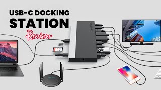 WAVLINK USB C Docking Station Review 13in1 Triple Display Adapter for MacBook amp Dell XPS [upl. by Haymo309]