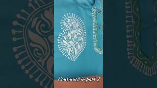 Panjabi Design  Easy way to design panjabi with fabric colours panjabidesign design [upl. by Beasley]