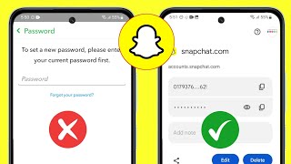 Come vedere la tua password di Snapchat  Come vedere la tua password di Snapchat [upl. by Adnaw]