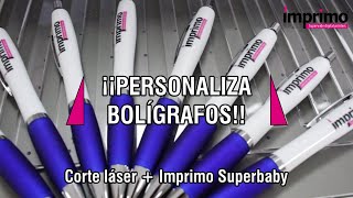 ¡CÓMO IMPRIMIR BOLÍGRAFOS Combina el corte laser y la impresión directa para imprimir bolígrafos [upl. by Carissa530]