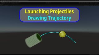 Launching Projectile  Drawing Trajectory  Projectile Motion  Line Renderer C Unity Game Engine [upl. by Yttam]