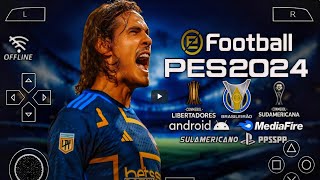 Descarga Pes PSP 2024 Copa Libertadores Liga Argentina ACT Mini Kits Kits Face  2024 [upl. by Nerha96]