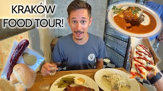 HUGE Krakow Food Tour  Everything You NEED to Eat and See in Krakow [upl. by Hcire]